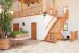 Lesene stopnice s stranicami Colonial