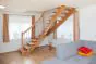 Lesene stopnice s stranicami Trend