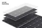 Prenosna solarna plošča - max moč: 200 W, mere raztegnjene: 536 x 2.349 x 25 mm.