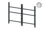 Okvir za vrata iz aluminija-brez polnila - 2-krilna (profil: 63 mm) - višina krila: 1440-2000 mm, naslon: desno, barva: antracit
