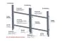 Okvir za vrata iz aluminija-brez polnila - 2-krilna (profil: 63 mm)