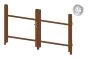 Okvir za vrata iz aluminija-brez polnila - 2-krilna (profil: 63 mm) - višina krila: 940-1500 mm, naslon: desno, barva: rjava