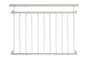 Francoski balkon „Classic“ - dolžina cm: 151, barva: Classic leg. jeklu