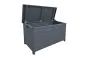 Aluminijasta vrtna zaboj za shranjevanje 424 l – 1350 × 590 × 750 mm, antracit