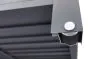 Aluminijasta vrtna zaboj za shranjevanje 424 l – 1350 × 590 × 750 mm, antracit