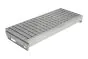 Protidrsne stopnice mrežne rešetke 30x30mm, vroče-cinkano