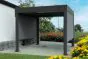 Sončna zaščita za Pergola Dallas - barva: siva aluminij, dolžina: 2270 mm, širina: 2710 mm