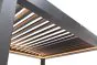 lounge ležalnik London iz aluminija - barva: antracit, mere: 2050 x 1800 x 2000 mm