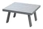 kvadratna klubska mizica Lissabon iz aluminija - barva: siva aluminij, mere: 710 x 710 x 380 mm