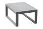 stranska miza Lissabon iz aluminija - barva: siva aluminij, mere: 690 x 500 x 320 mm