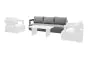 Lounge trosed Porto – širina: 2310 mm, globina: 865 mm, višina: 695 mm