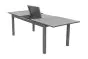 Vrtna miza Turin iz aluminija - barva: sivi aluminij, dolžina: 2400 / 1800 mm, širina: 900 mm, višina: 760 mm
