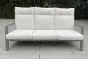 Vrtna sofa Venedig 3-sed z oblazinjenjem iz aluminija - barva: sivi aluminij, globina: 790 mm, širina: 1930 mm, višina: 960 mm