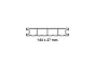 Deske za teraso iz aluminija - dolžina: 3000 mm, prerez: 144 x 27 mm, barve: temno siva