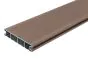 Deske za teraso iz aluminija - dolžina: 3000 mm, prerez: 144 x 27 mm, barva: rjava