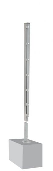 Ograjni steber David A - cinkano ali barvano: cinkano, za višino ograje v cm: 83, dolžina v cm: 130, pritrdilne točke: 5