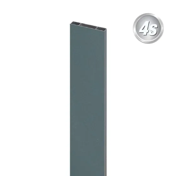 Alu prečne deske - 120 x 20 mm - barva: antracit, dolžina: 100 cm, višina: 12 cm