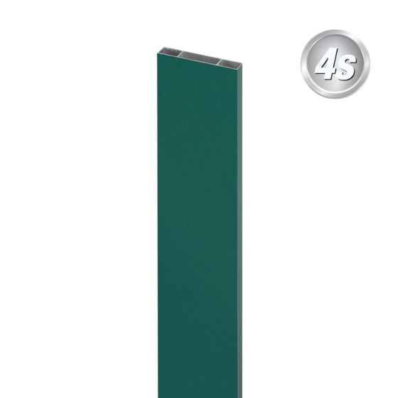 Alu prečne deske - 120 x 20 mm - barva: zelena, dolžina: 100 cm, višina: 12 cm