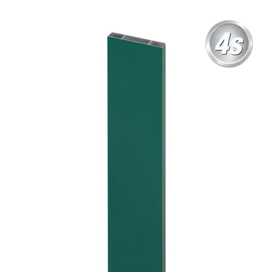 Alu prečne deske - 120 x 20 mm - barva: zelena, dolžina: 250 cm, višina: 12 cm