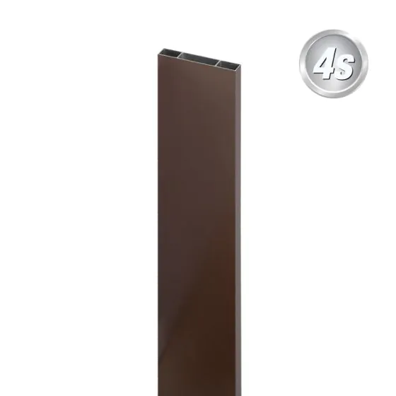Alu prečne deske - 120 x 20 mm - barva: čokoladno rjava, dolžina: 250 cm, višina: 20 cm