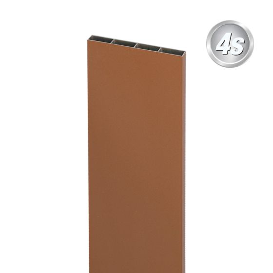 Alu prečne deske - 200 x 20 mm - barva: rjava, dolžina: 250 cm, višina: 20 cm