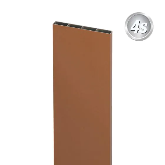 Alu prečne deske - 200 x 20 mm - barva: rjava, dolžina: 250 cm, višina: 20 cm
