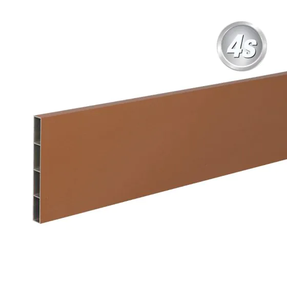 Alu prečne deske - 200 x 20 mm - barva: rjava, dolžina: 100 cm, višina: 20 cm