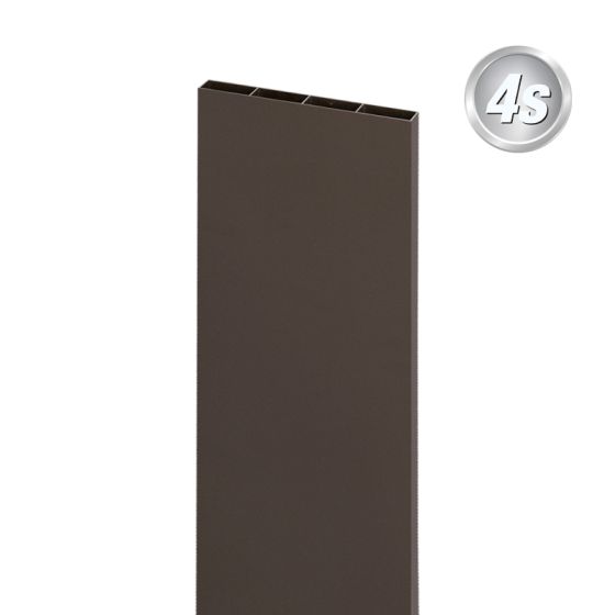 Alu prečne deske - 200 x 20 mm - barva: čokoladno rjava, dolžina: 300 cm, višina: 20 cm