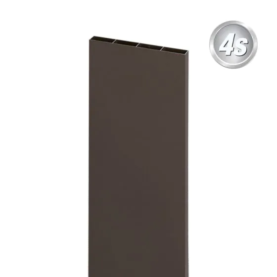 Alu prečne deske - 200 x 20 mm - barva: čokoladno rjava, dolžina: 250 cm, višina: 20 cm