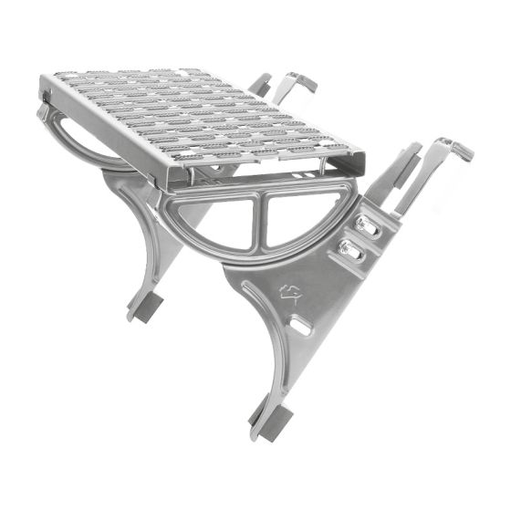 Univerzalni set za nastopno površino - barva: pocinkan, stopna ploskev: 800x250