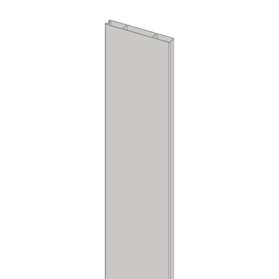 Zaključni profil utor-pero 20 mm - barva: siva, dolžina: 250 cm: 