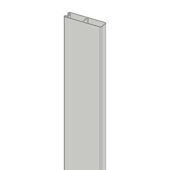 Zaključni profil utor-pero 20 mm - barva: siva, dolžina: 250 cm: 
