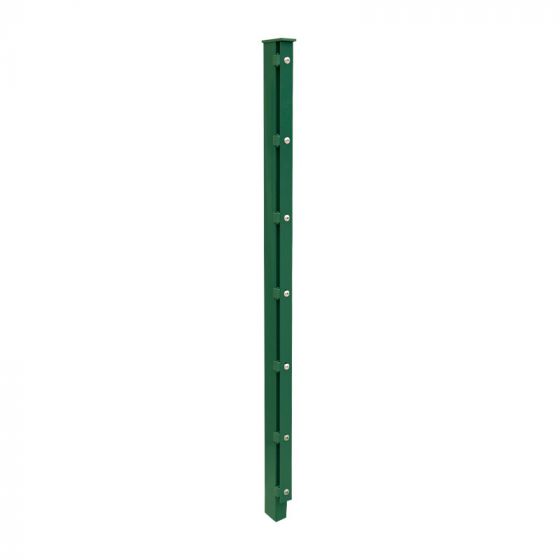 Ograjni steber David A - cinkano ali barvano: barvano zeleno, za višino ograje v cm: 163, dolžina v cm: 220, pritrdilne točke: 9