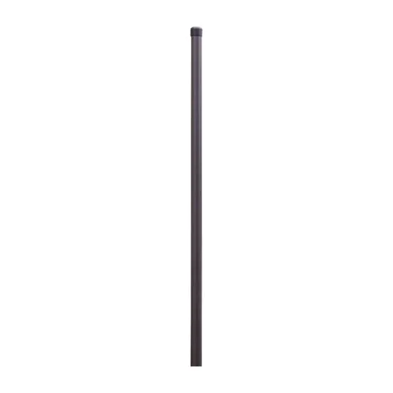 Ograjni steber model Basic 34 - dolžina: 122,5 cm,  za max. višino ograje: 81 cm,  Barva: anthracit