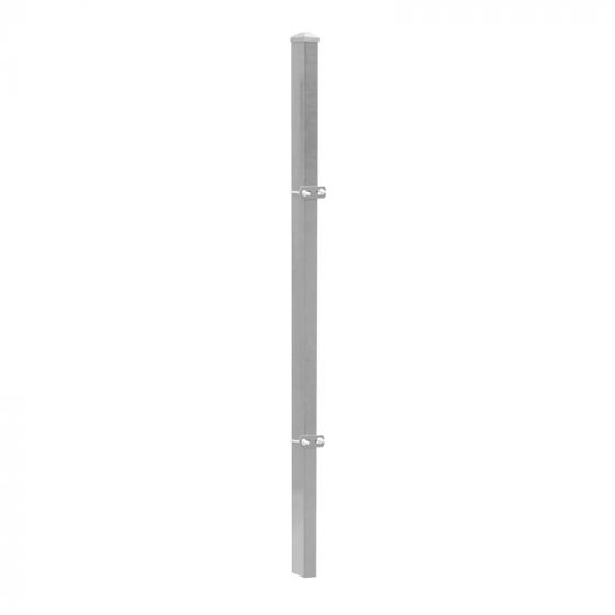 Ograjni steber model U - cinkano ali barvano: cinkano, za višino ograje v cm: 123, dolžina v cm: 170, pritrdilne točke: 3