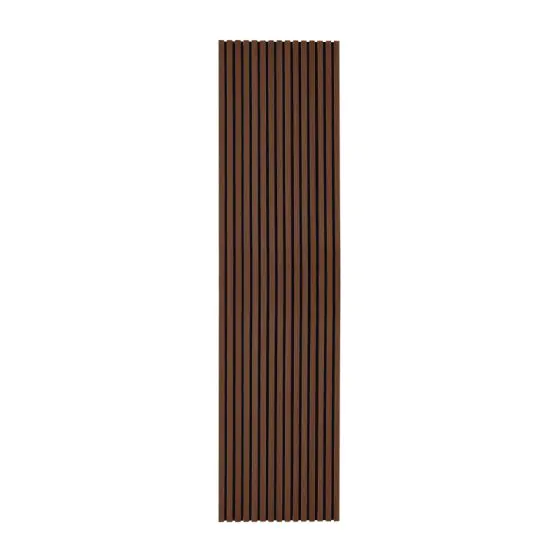 akustične plošče - Model: temno dimljen hrast - furnir iz pravega lesa, Dimenzije: 2400 x 600 x 22 mm, kosov: 4, Vsebina paketa: pribl. 5,76 m²