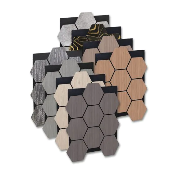 Akustikpaneele mit Hexagon
