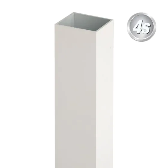 Alu začetni ali končni steber 100 x 100 x 4 mm - Dolžina: 100 cm, Barva: siva
