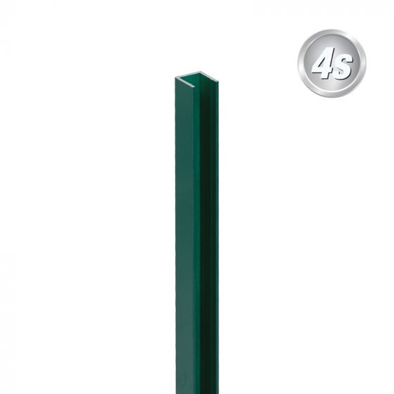 Alu U-profil - barva: zelena, dolžina: 100 cm