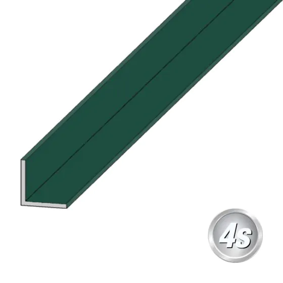 Alu L-kotni - barva: zelena, dolžina: 300 cm