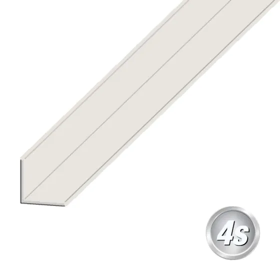 Alu L-kotni - Dimenzije: 20 x 20 x 2 mm, Barva: siva