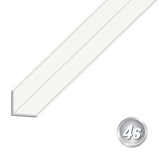 Alu L-kotni - barva: bela, dolžina: 300 cm