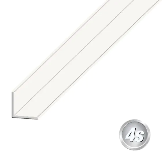 Alu L-kotni - barva: bela, dolžina: 300 cm