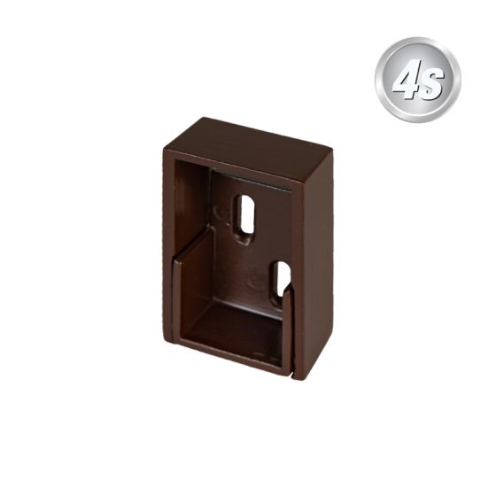 Alu set nosilcev nosilnega profila - barva: čokoladno rjava, Profil: 30 mm
