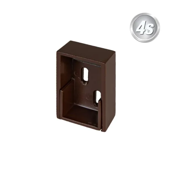 Alu set nosilcev nosilnega profila - barva: čokoladno rjava, Profil: 30 mm