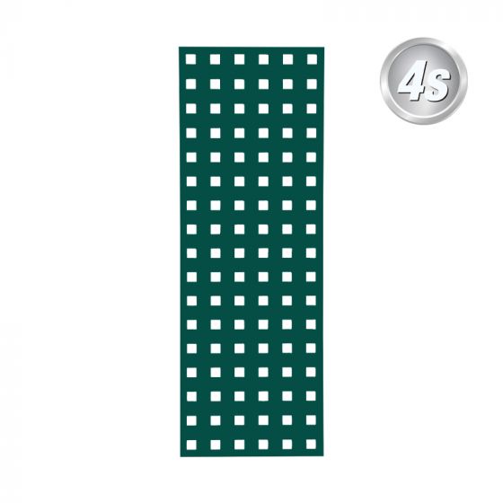 Alu naluknjana pločevina 20 x 20 mm - Komplet Belfast, barva: zelena, širina x višina cm: 30 x 85