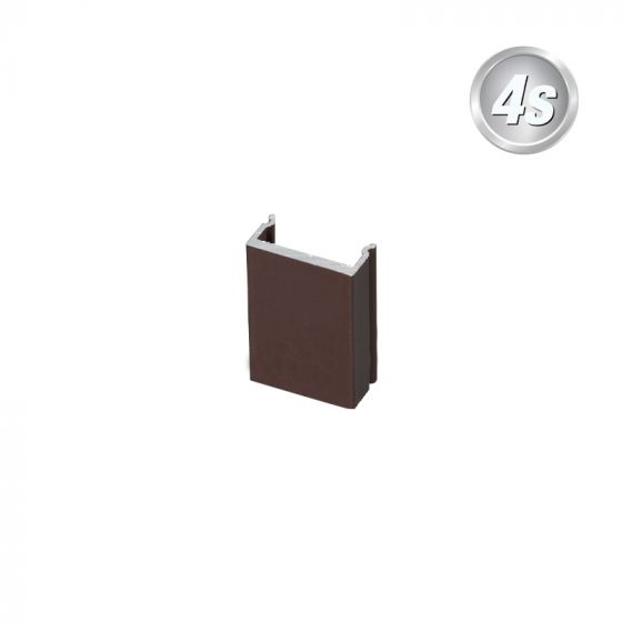 Alu distančniki - barva: čokoladno rjava, dolžina: 4 cm