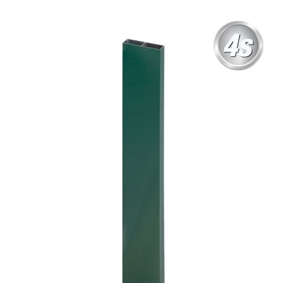 Alu prečne deske - 80 x 20 mm - barva: zelena, dolžina: 250 cm, višina: 8 cm
