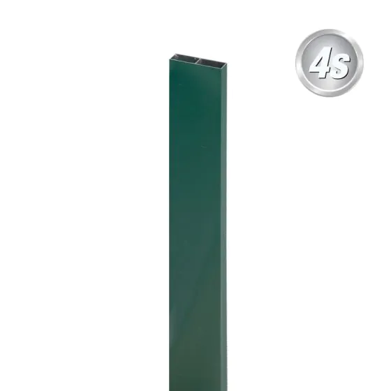 Alu prečne deske - 80 x 20 mm - barva: zelena, dolžina: 250 cm, višina: 8 cm
