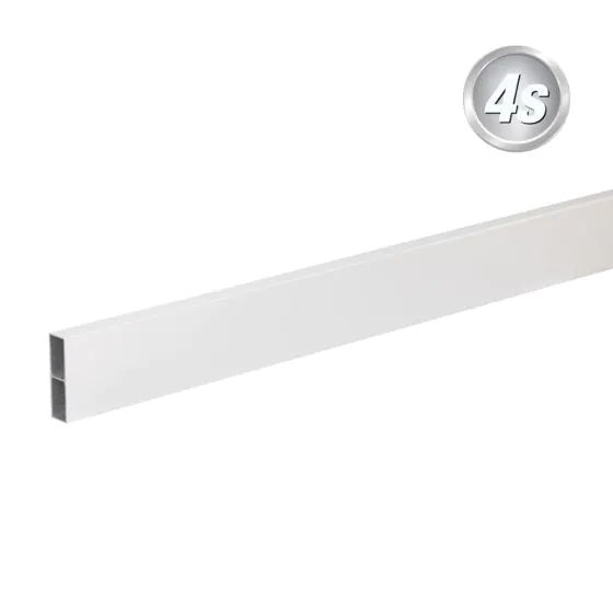 Alu prečne deske - 80 x 20 mm - barva: siva, dolžina: 100 cm, višina: 8 cm